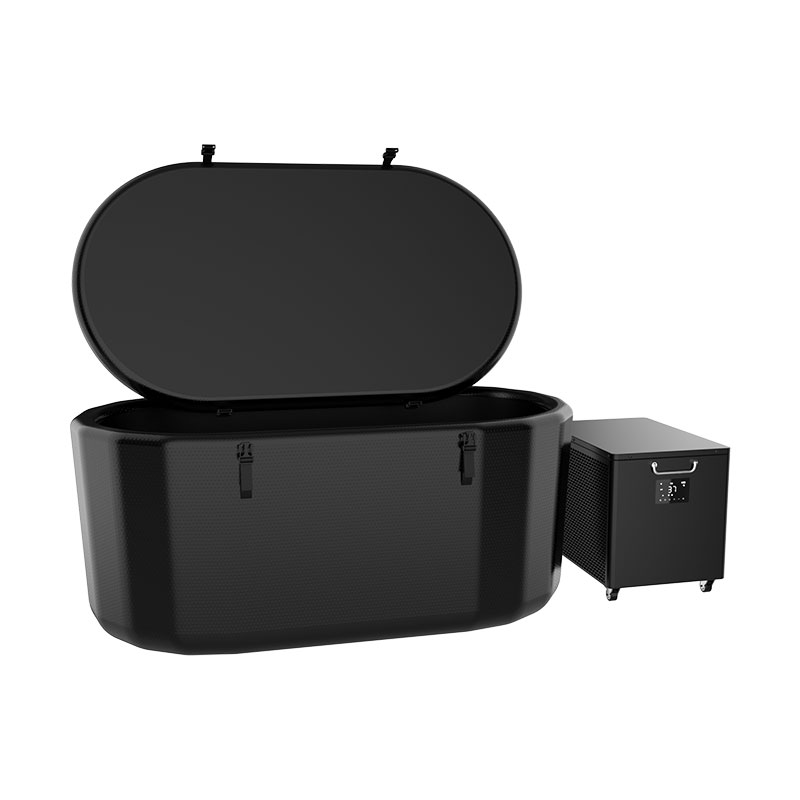 Oppustelig koldt springpool kompatibel med vandkøleren