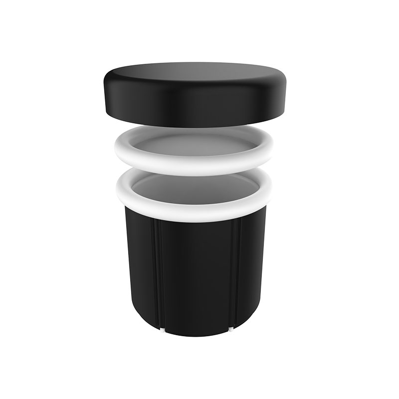 Bærbar isspringet karbad kompatibelt med køleren