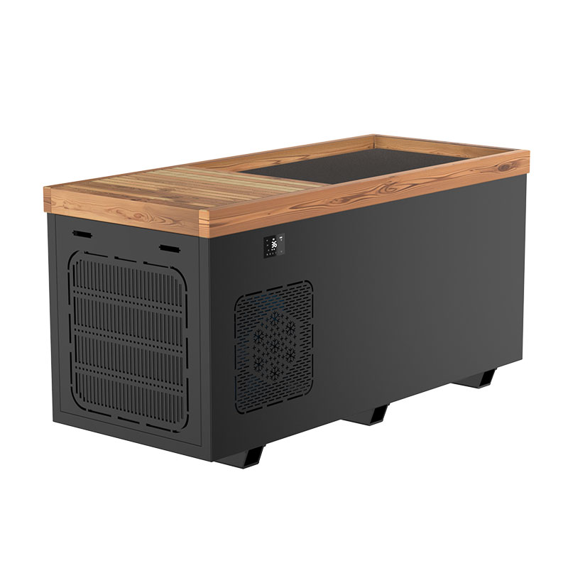 Rustfrit stål koldt dyk badekar Rustfrit stål koldt dyk badekar