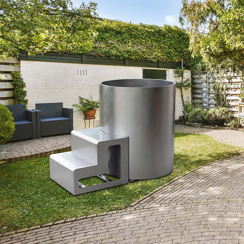 Badekar i rustfrit stål