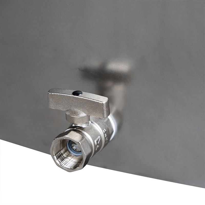 Helt rustfrit stål ovalt koldt dykbadekar