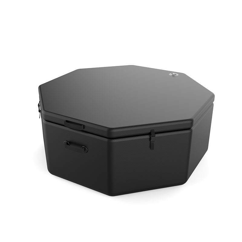 Fritstående kold pod octagon til isbad