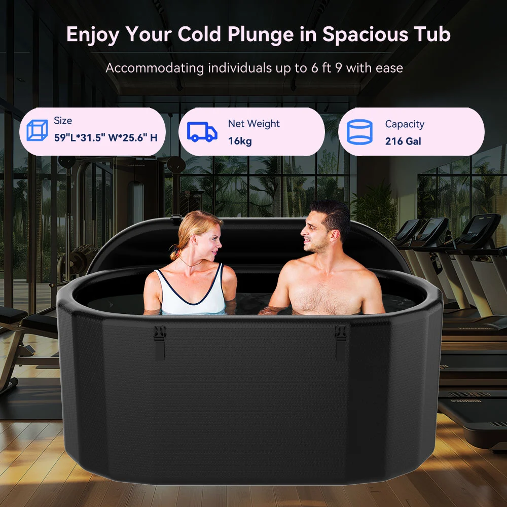 Inflatable Cold Plunge Pool Compatible With Water Chiller