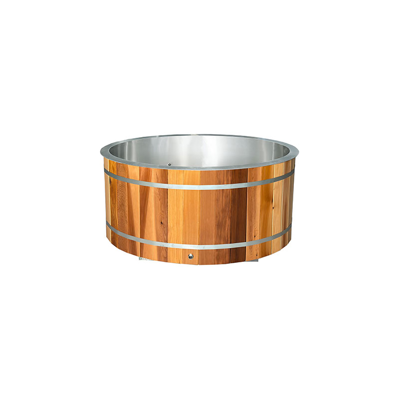 Red Cedar Cold Plunge Tub med 304 SS Liner Red Cedar Cold Plunge Tub med 304 SS Liner